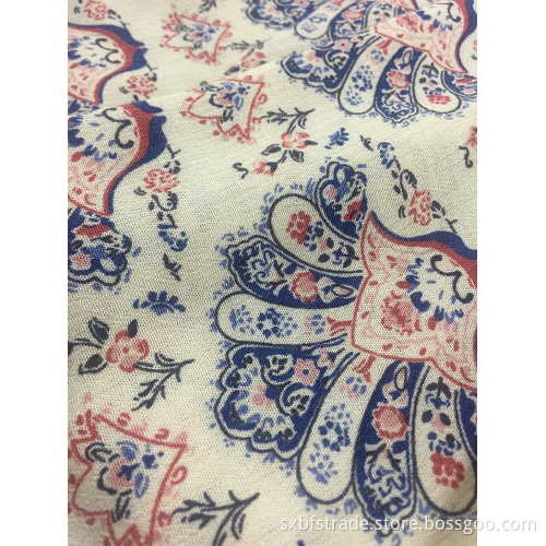 Rayon Crêpe 3024S Impression Tissé Fabirc